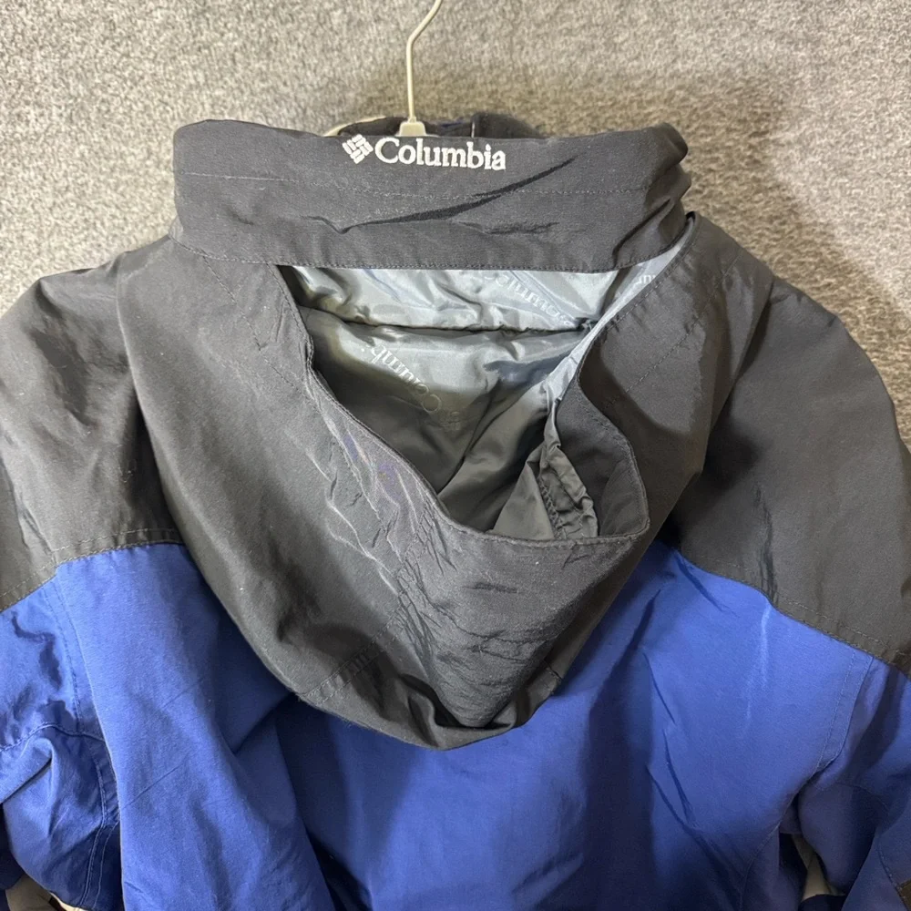 Columbia‎ Interchange Jacket Blue Black Hooded Outdoor Men’s Large